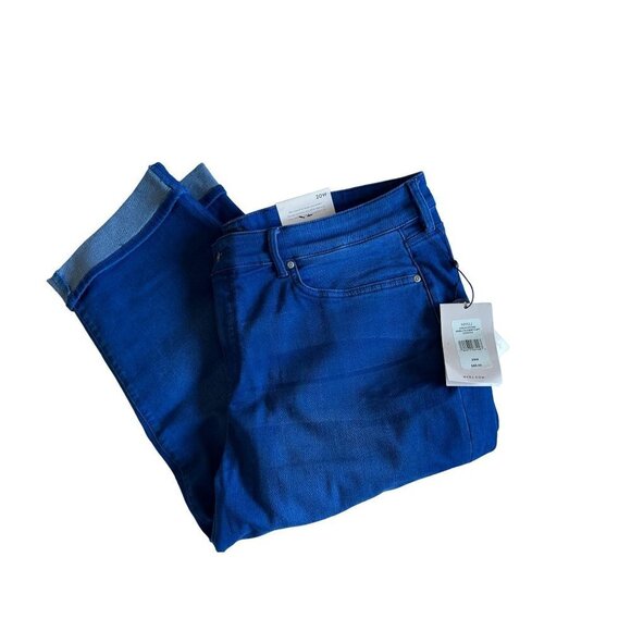 NYDJ Not Your Daughters Jeans Women 20W Straight Marilyn Crop Cuff Lift and Tuck - Picture 2 of 13